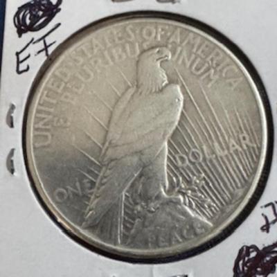 1935 Peace Dollar