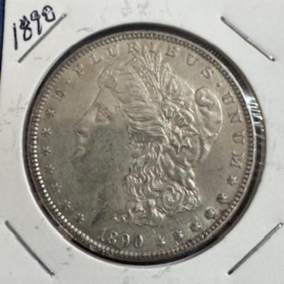 1890 Morgan Silver Dollar