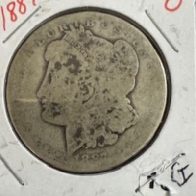 1887 O  Morgan Silver Dollar