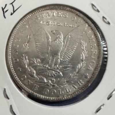 1890 O Morgan Silver Dollar