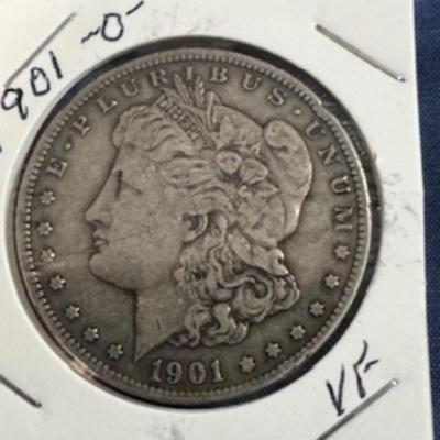 1901 O  Morgan Silver Dollar