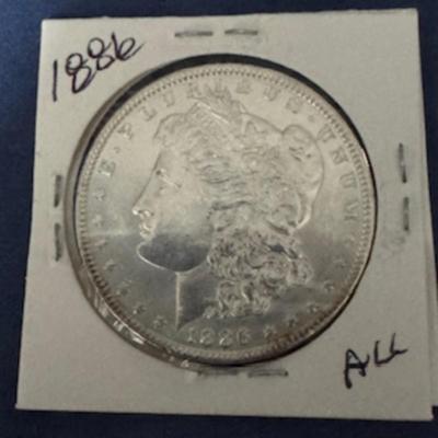 1886 Morgan Silver Dollar