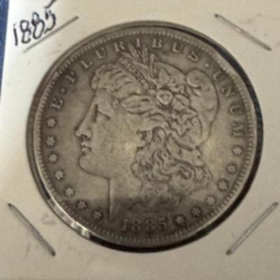 1885 Morgan Silver Dollar