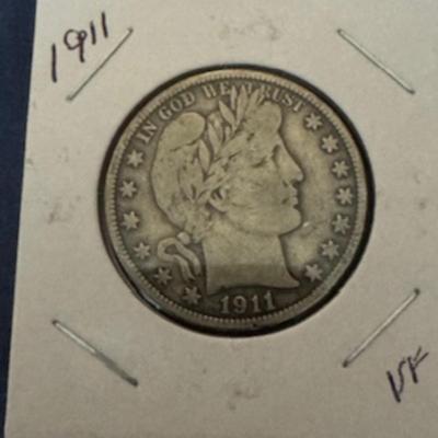 1911 Barber Half Dollar