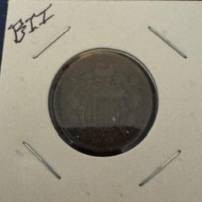 1864 2 Cent Coin