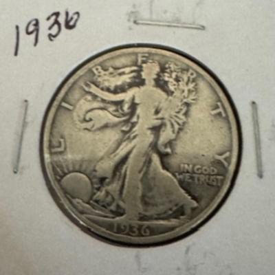 1936 Walking Liberty Half Dollar