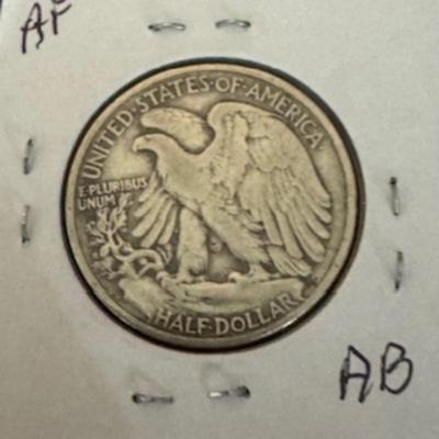 1947 D Walking Liberty Half Dollar
