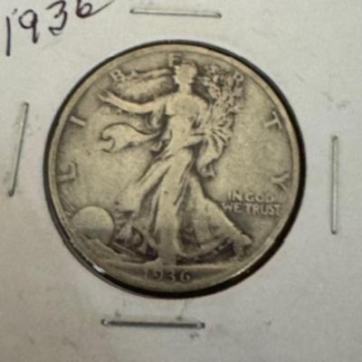 1936 Walking Liberty Half Dollar