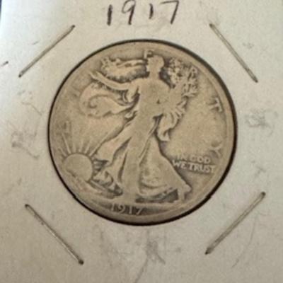 1917 Walking Liberty Half Dollar