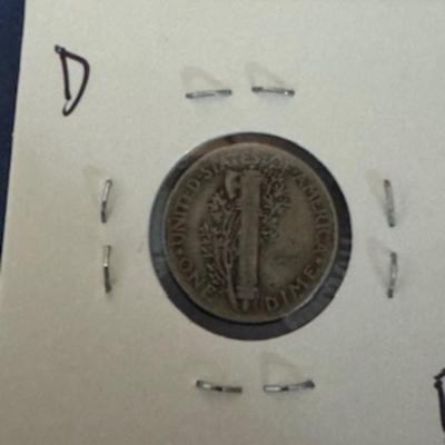 1944 Mercury Dime