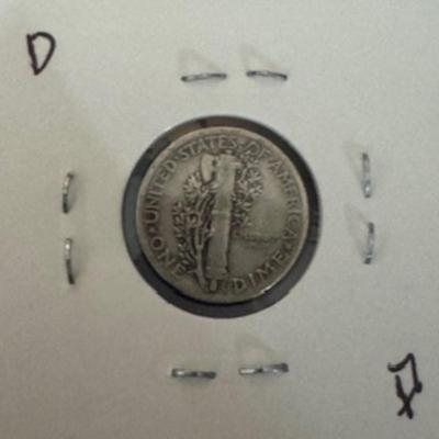 1941 Mercury Dime