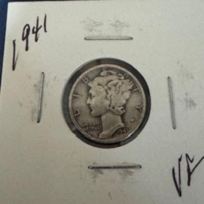 1941 Mercury Dime