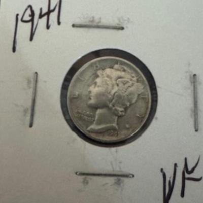 1941 Mercury Dime