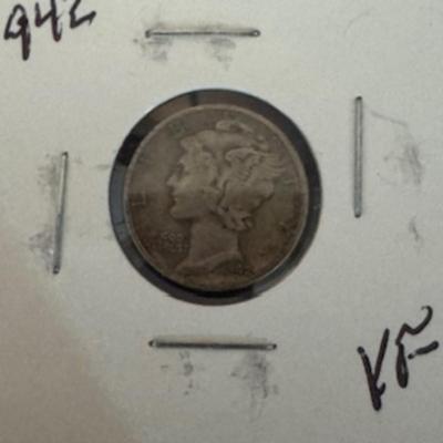 1942 Mercury Dime