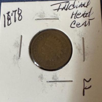 1878 Indian Head Penny