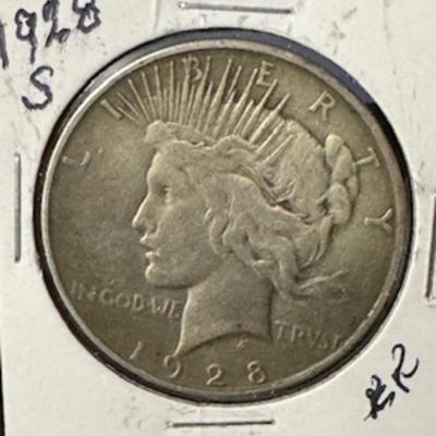 1928 S Peace Dollar