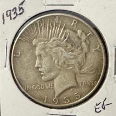1935 Peace Dollar