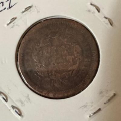 1843 Coronet Head Cent