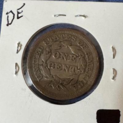 1849 Coronet Head Cent