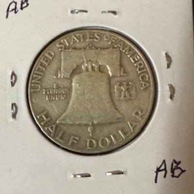 1960 D Franklin Half Dollar