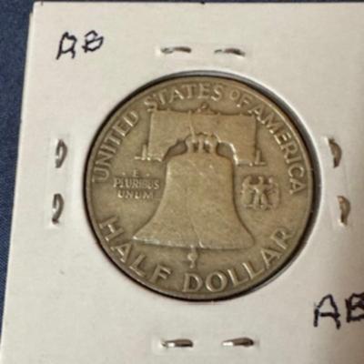 1957 D Franklin Half Dollar