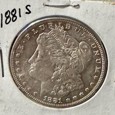 1881 S Morgan Silver Dollar