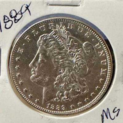 1889 Morgan Silver Dollar