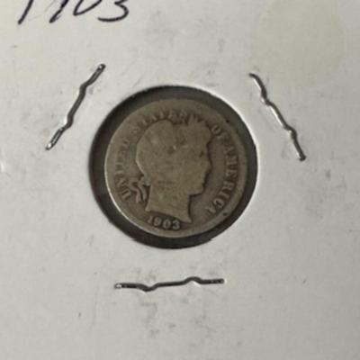 1903 Barber Dime