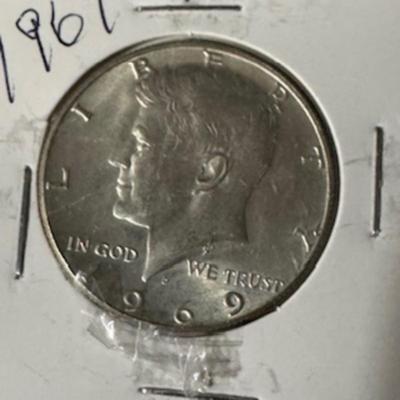 1969 D Kennedy Half Dollar