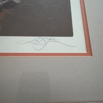 363 Signed and Numbered Goose Print “Sentry”with Composition Decoy