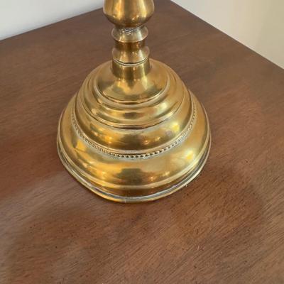 368 Antique Brass Double Light Student Lamp