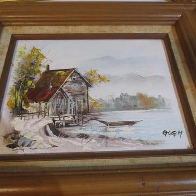 Framed Art Various Artists Oil Painting By H Hargrove & Franz Waldegg Watercolor By H. Levey Artist Gogh