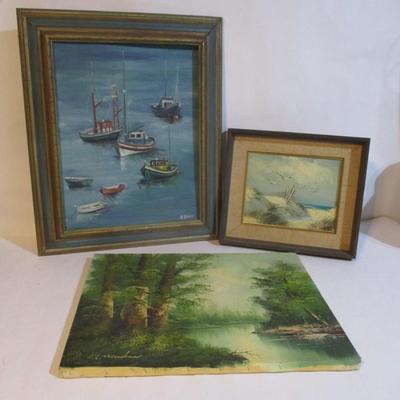 Various Painting By Different Artists 1 By Alice K. Card
