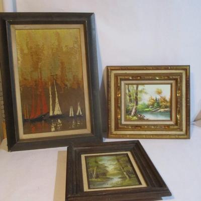 Framed & Signed Paintings