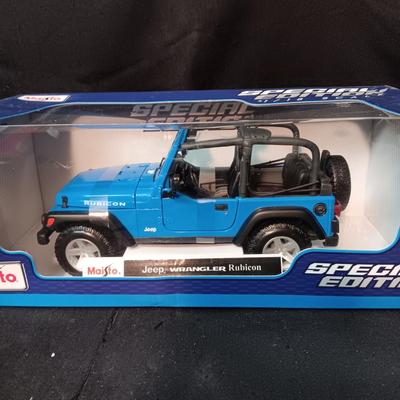 MAISTA DIE-CAST JEEP WRANGLER RUBICON MODEL TOY