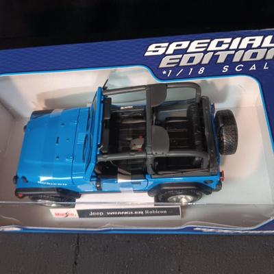 MAISTA DIE-CAST JEEP WRANGLER RUBICON MODEL TOY