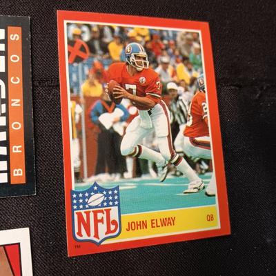 DENVER BRONCOS MIKE HARDEN & STEVE FOLEY AUTOGRAPHED CARDS ALSO JOHN ELWAY CARD