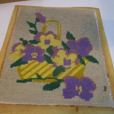 Vintage Embroidery Cross Stitch Decor
