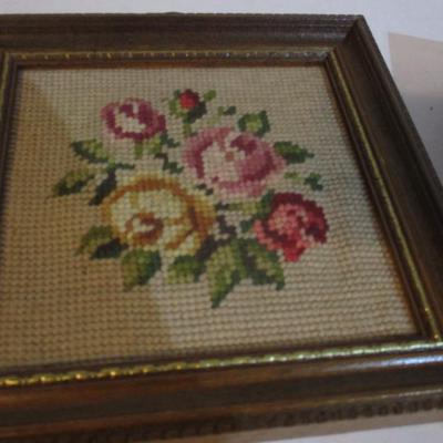 Vintage Embroidery Cross Stitch Decor
