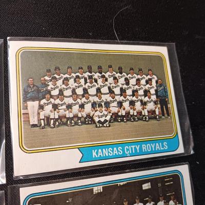 6 BASEBALL TEAM PICTURE TRADING CARDS