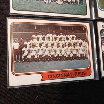 6 BASEBALL TEAM PICTURE TRADING CARDS