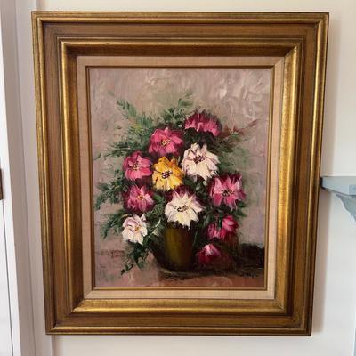 372 Vintage Original Oil on Canvas by A. Taylor