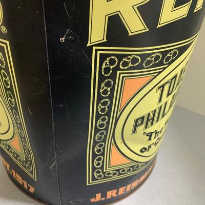 Large Vintage Reisman & Sons Pretzel Tin