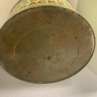 Large Colonial Biscuit Co Malt Milk Crackers Tin