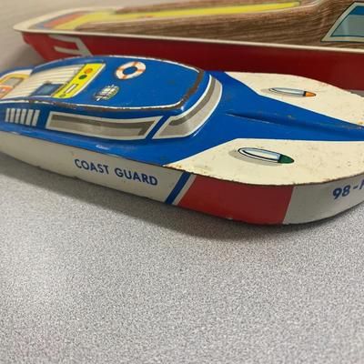 Ohio Art Tin Toy Boats Lot