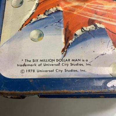 Vintage Marvel Lunchboxes Incredible Hulk & 6 Million Dollar Man