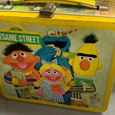 TWO Vintage Lunchboxes Muppets & Sesame Street