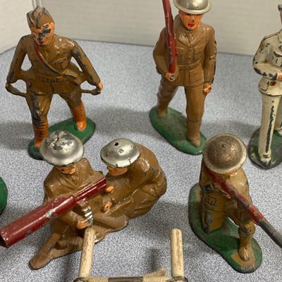 Antique Lead Soldiers Lot