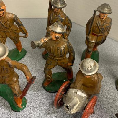 Antique Lead Soldiers Lot