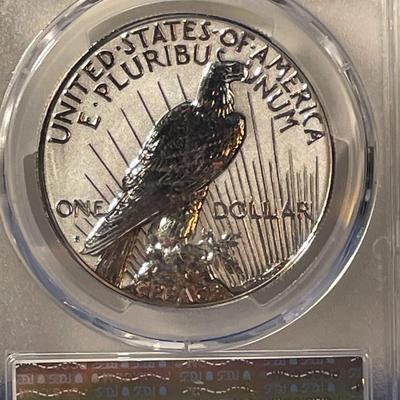 PCGS Certified 2023-S Morgan & Peace Reverse Silver 2-Coin Proof Set PR-70 First Day of Issue Superb Pair of Coins. FREE DOMESTIC...